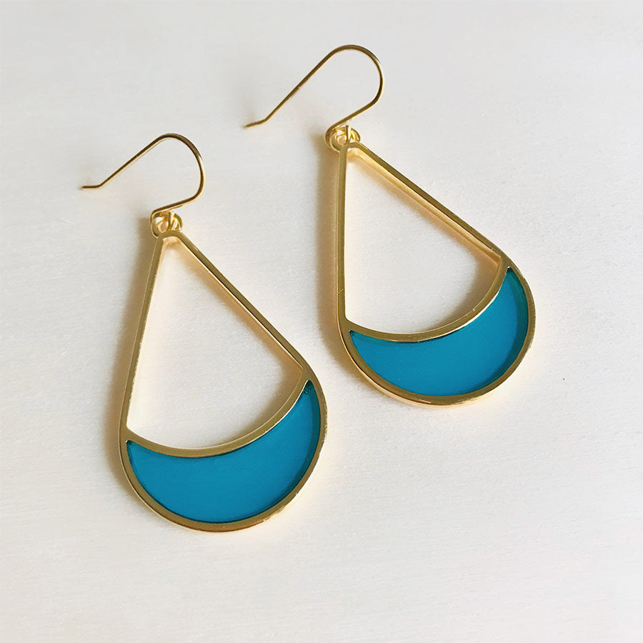 Pendientes Meteora dorados