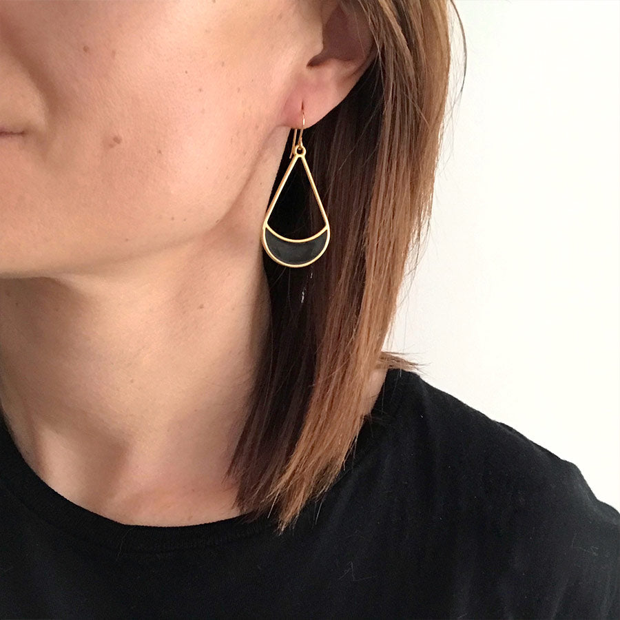 Pendientes Meteora dorados
