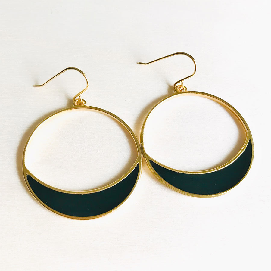 Golden Moon earrings
