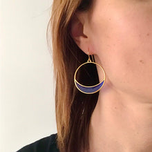 Load image into Gallery viewer, Golden Moon earrings
