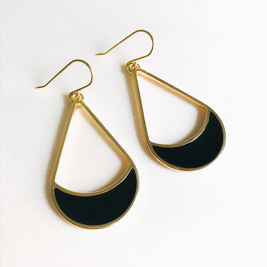 Golden Meteora earrings
