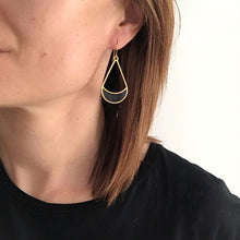 Load image into Gallery viewer, Golden Meteora earrings
