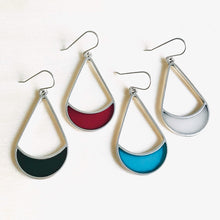 Load image into Gallery viewer, Silver Meteora earrings
