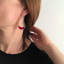 Load image into Gallery viewer, Silver Meteora earrings
